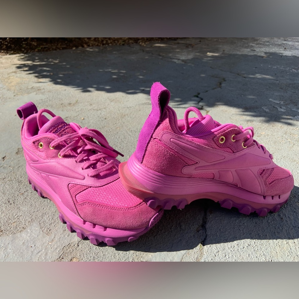 Reebok x Cardi B suede sneaker